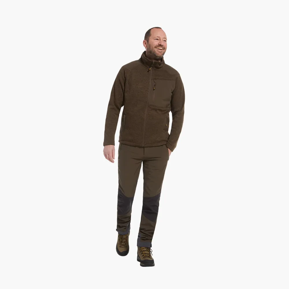 Fleece Coarse Heren Olive Green
