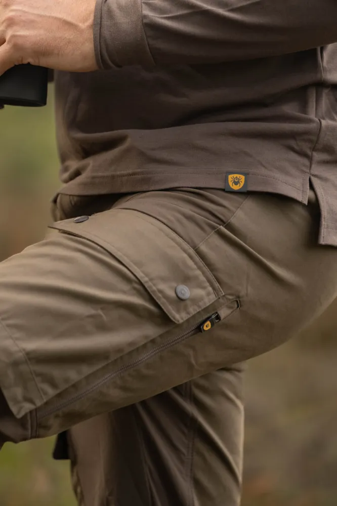 Trousers Flexline Heren Olive Green