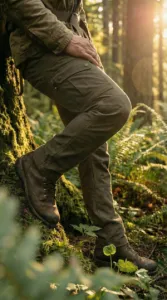 Trousers Flexline Heren Olive Green