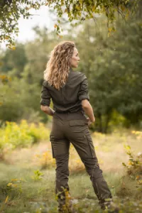 Trousers Flexline Damen Olive Green