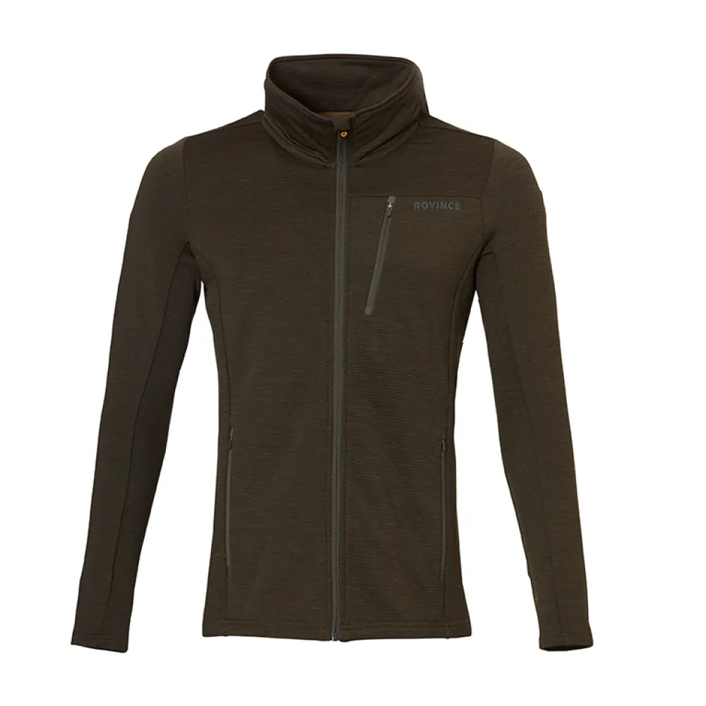 Fleece Flexline Green Heren